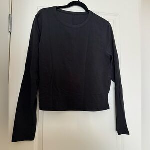 Lululemon Classic-Fit Cotton Blend Long Sleeve Shirt Size 12